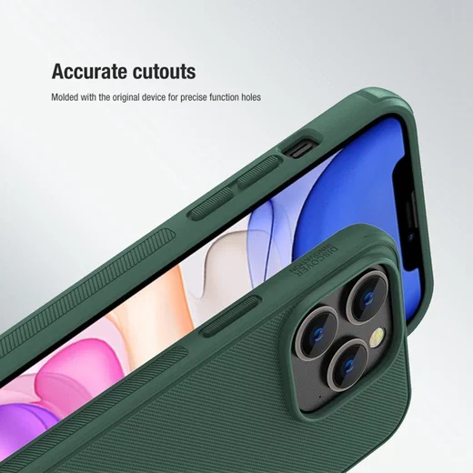 Nillkin Super Frosted Shield Apple iPhone 14 Pro Max Hoesje Groen afbeelding 9