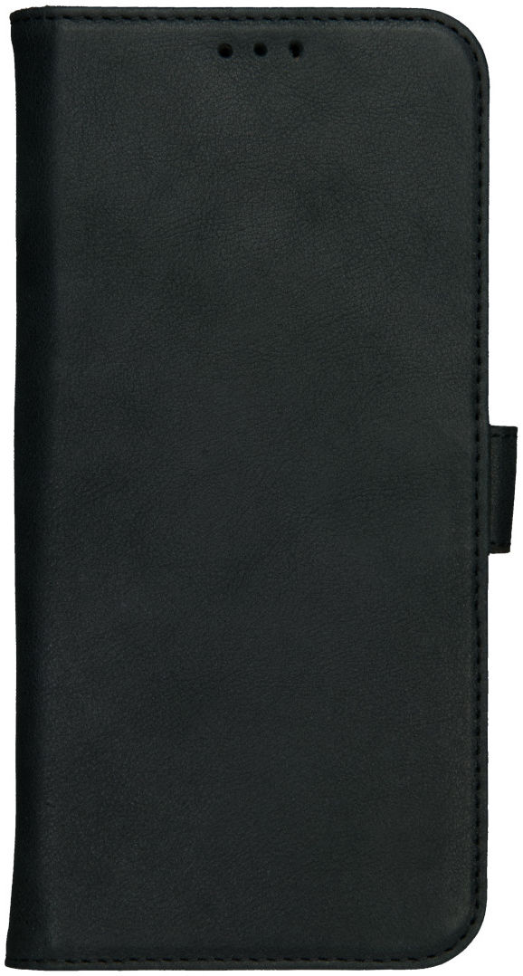 Rosso Deluxe Apple iPhone 14 Pro Hoesje Echt Leer Book Case Zwart afbeelding 12