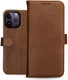 Rosso Deluxe Apple iPhone 14 Pro Hoesje Echt Leer Book Case Bruin afbeelding 10
