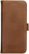 Rosso Deluxe Apple iPhone 14 Pro Hoesje Echt Leer Book Case Bruin afbeelding 13