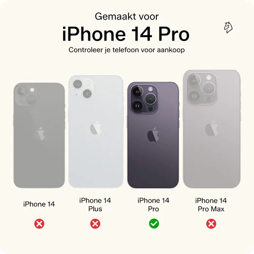 Rosso Deluxe Apple iPhone 14 Pro Hoesje Echt Leer Book Case Bruin afbeelding 4