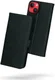 Rosso Deluxe Apple iPhone 14 Plus Hoesje Echt Leer Book Case Zwart afbeelding 2