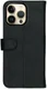 Rosso Deluxe Apple iPhone 14 Pro Max Hoesje Echt Leer Book Case Zwart afbeelding 12