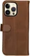 Rosso Deluxe Apple iPhone 14 Pro Max Hoesje Echt Leer Book Case Bruin afbeelding 11