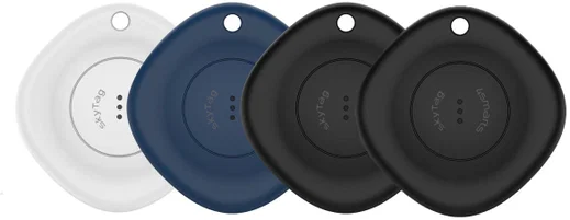 4smarts SkyTag Bluetooth Tracker 4-Pack (Zwart/Wit/Blauw) afbeelding 1