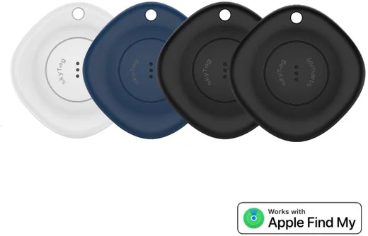 4smarts SkyTag Bluetooth Tracker 4-Pack (Zwart/Wit/Blauw) afbeelding 2