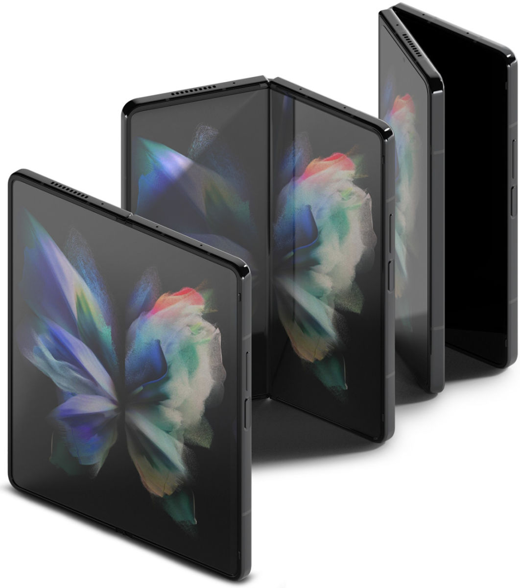 Ringke Samsung Galaxy Z Fold 4 Screen Protector Display en Voorkant afbeelding 3