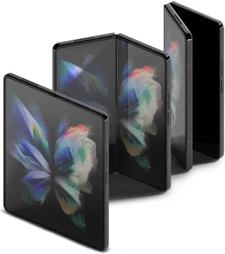Ringke Samsung Galaxy Z Fold 4 Screen Protector Display en Voorkant afbeelding 3