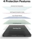 Ringke Samsung Galaxy Z Fold 4 Screen Protector Display en Voorkant afbeelding 9