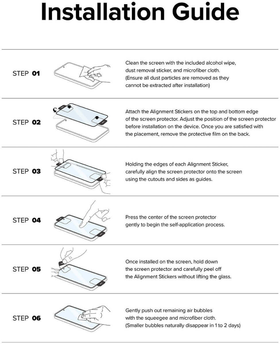 Ringke Cover Display Samsung Galaxy Z Fold 4 Screen Protector Voorkant afbeelding 17