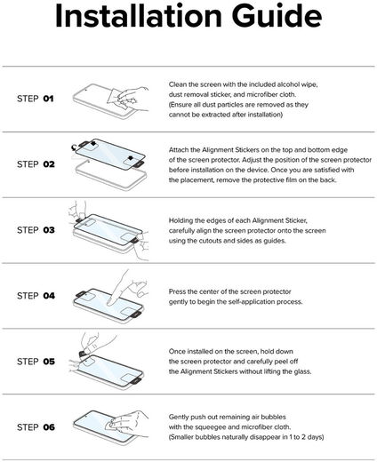 Ringke Cover Display Samsung Galaxy Z Fold 4 Screen Protector Voorkant afbeelding 17