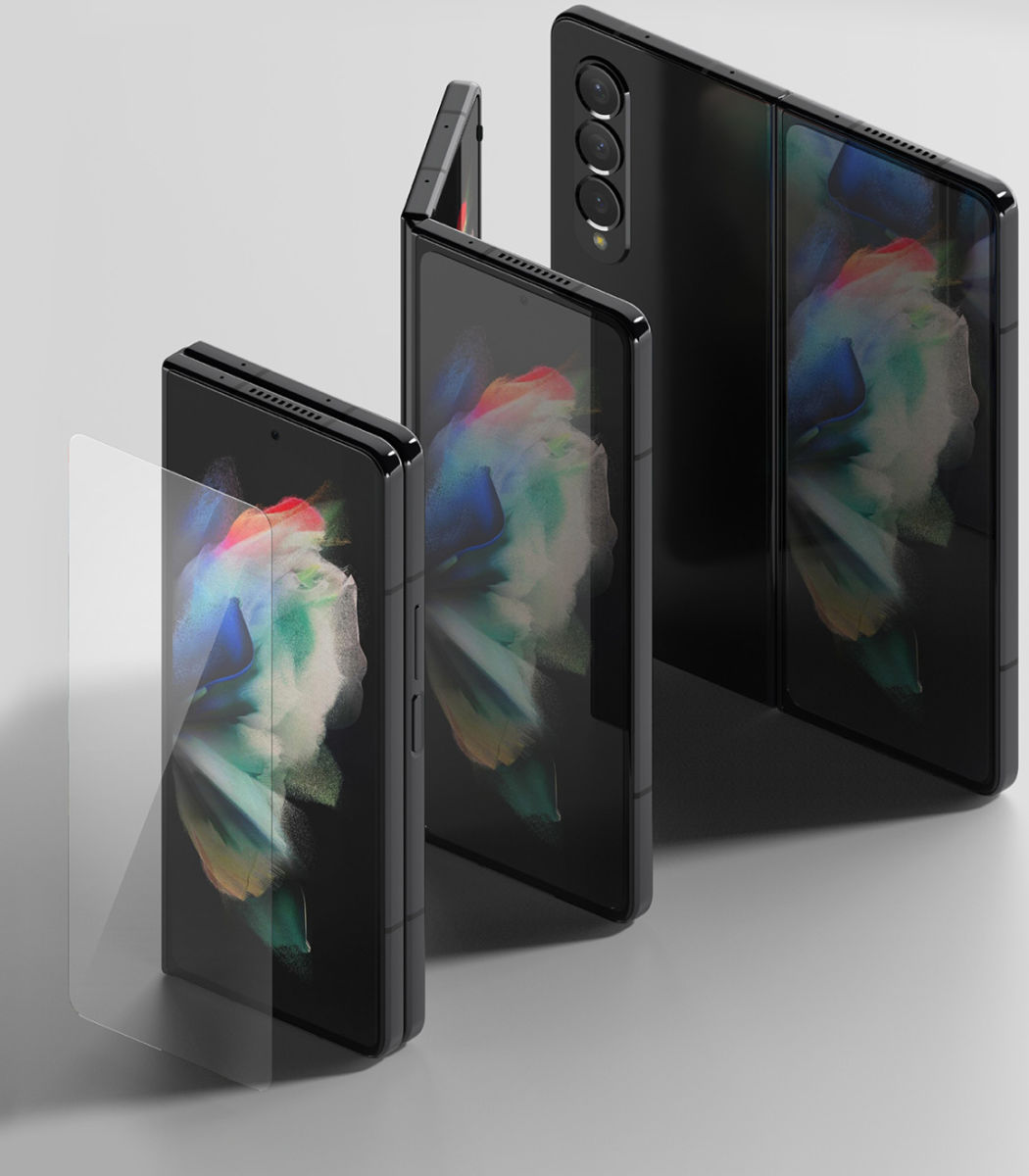 Ringke Cover Display Samsung Galaxy Z Fold 4 Screen Protector Voorkant afbeelding 3