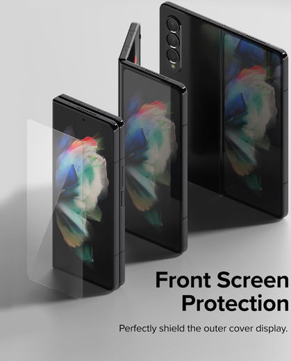 Ringke Cover Display Samsung Galaxy Z Fold 4 Screen Protector Voorkant afbeelding 5