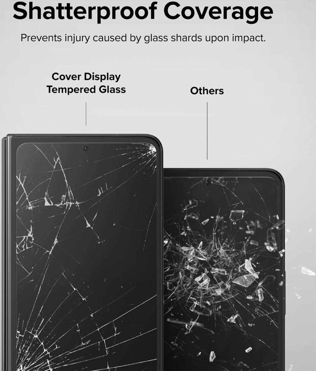 Ringke Cover Display Samsung Galaxy Z Fold 4 Screen Protector Voorkant afbeelding 9