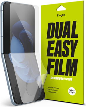 Ringke Dual Easy Film Samsung Galaxy Z Flip 4 Screen Protector 2-Pack