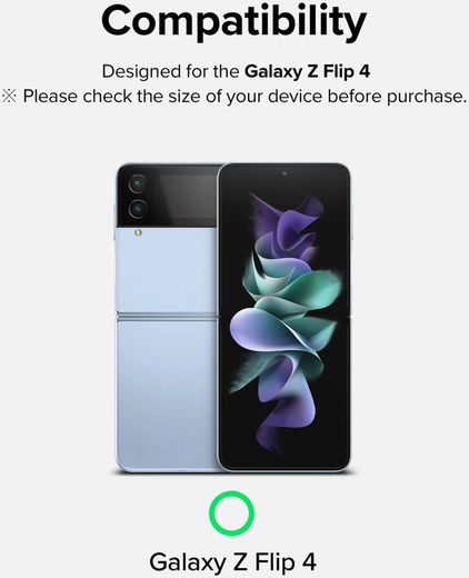 Ringke Dual Easy Film Samsung Galaxy Z Flip 4 Screen Protector 2-Pack afbeelding 15
