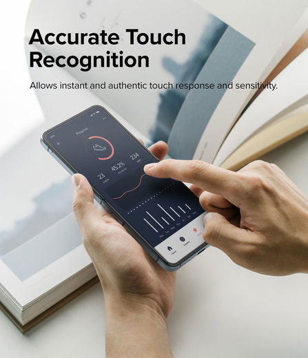 Ringke Dual Easy Film Samsung Galaxy Z Flip 4 Screen Protector 2-Pack afbeelding 7