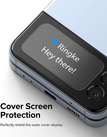 Ringke Cover Display Samsung Galaxy Z Flip 4 Screen Protector (3-Pack) afbeelding 4