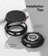 Ringke Air Sports - Samsung Galaxy Watch 5 40MM Hoesje - TPU - Zwart afbeelding 10