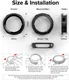 Ringke Air Sports - Samsung Galaxy Watch 5 40MM Hoesje - TPU - Zwart afbeelding 12