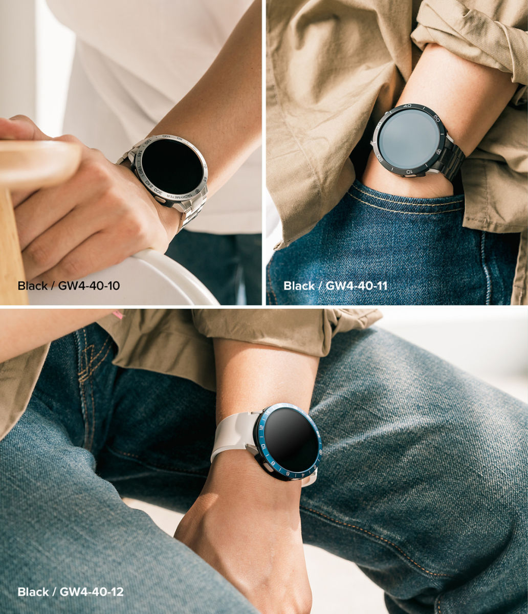Ringke Air Sports - Bezel Styling Galaxy Watch 5 40MM - Zwart/Zwart afbeelding 9