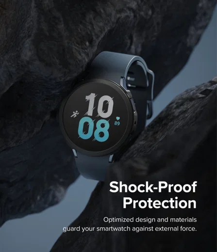 Ringke Air Sports - Samsung Galaxy Watch 5 44MM Hoesje - TPU - Zwart afbeelding 6