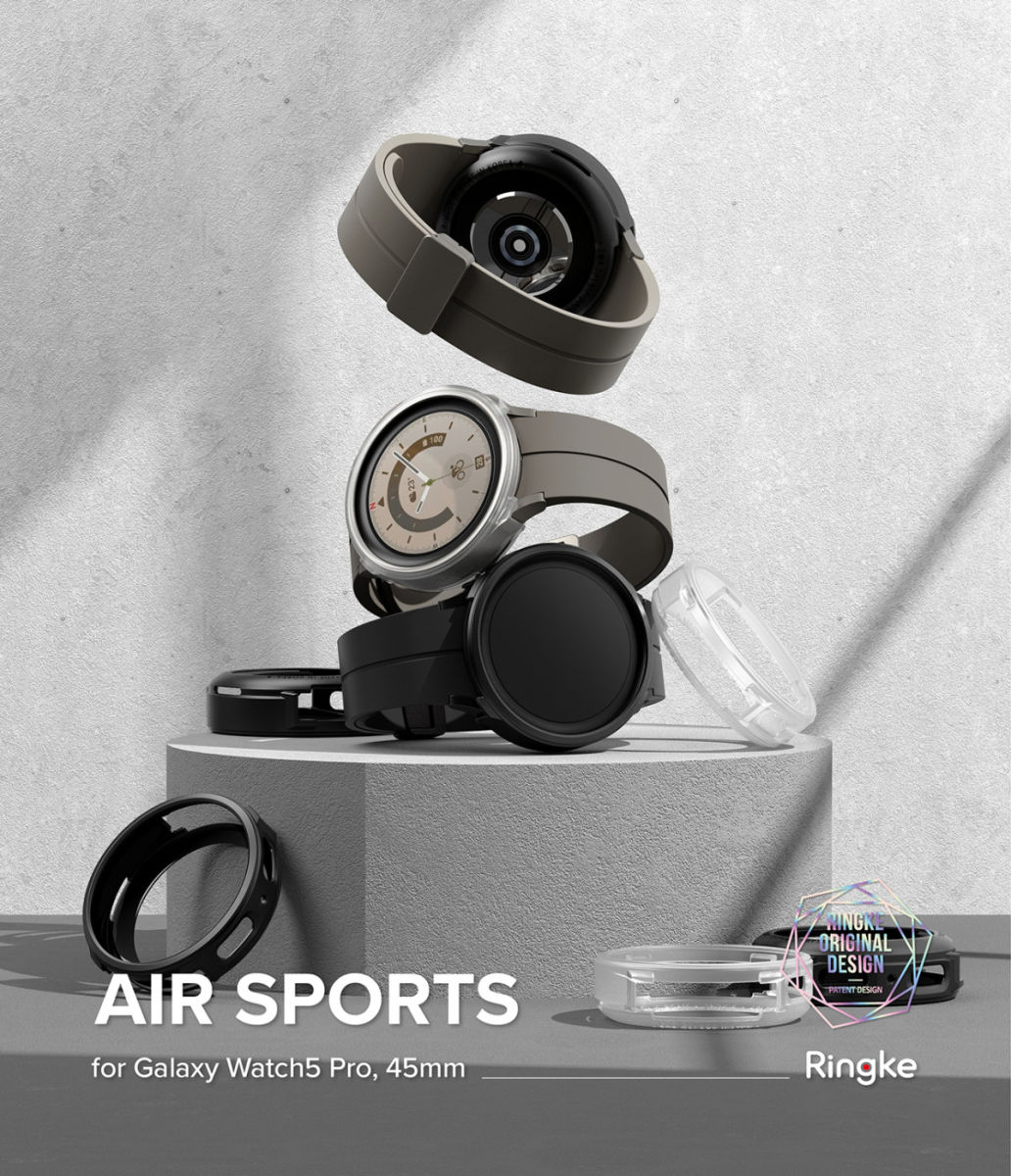 Ringke Air Sports - Samsung Galaxy Watch 5 Pro Hoesje - TPU - Transparant afbeelding 13