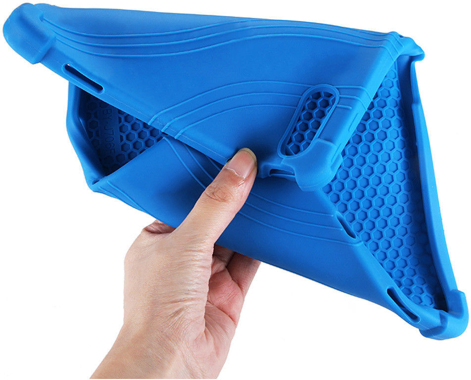 Lenovo Tab P12 Pro Kinder Tablethoes Siliconen met Kickstand Blauw afbeelding 6