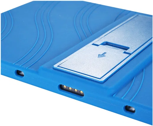 Lenovo Tab P12 Pro Kinder Tablethoes Siliconen met Kickstand Blauw afbeelding 7