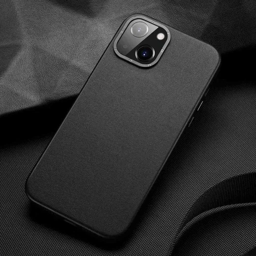 Dux Ducis Grit Apple iPhone 14 Hoesje MagSafe Back Cover Zwart afbeelding 3