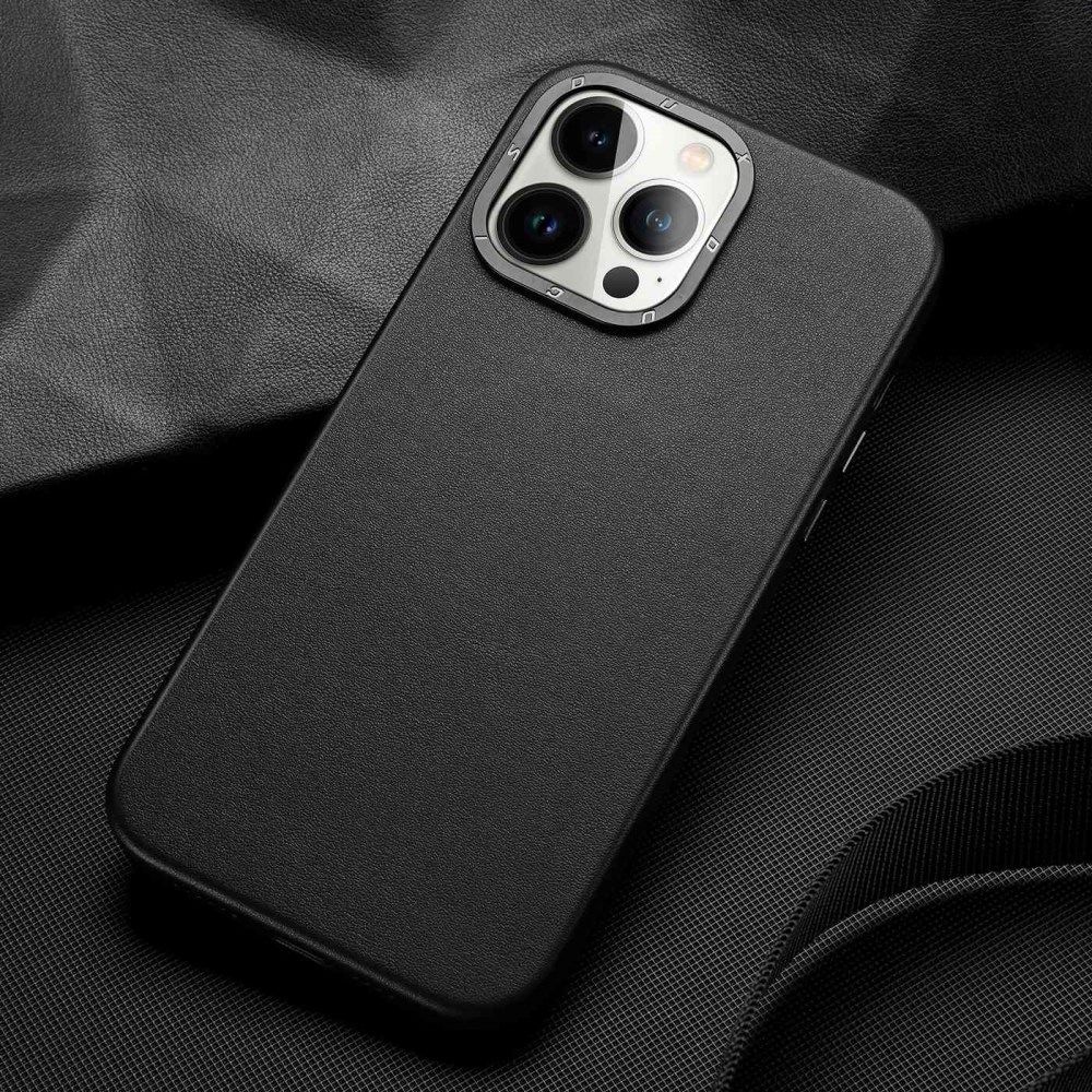 Dux Ducis Grit Apple iPhone 14 Pro Max Hoesje MagSafe Back Cover Zwart afbeelding 3