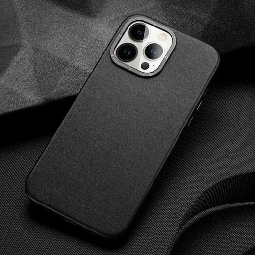 Dux Ducis Grit Apple iPhone 14 Pro Max Hoesje MagSafe Back Cover Zwart afbeelding 3