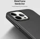 Dux Ducis Grit Apple iPhone 14 Pro Max Hoesje MagSafe Back Cover Zwart afbeelding 7