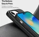 Dux Ducis Grit Apple iPhone 14 Pro Max Hoesje MagSafe Back Cover Zwart afbeelding 8