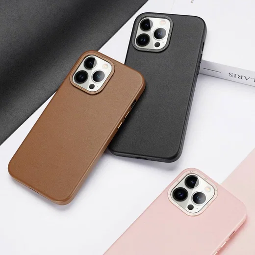 Dux Ducis Grit Apple iPhone 14 Pro Max Hoesje MagSafe Back Cover Bruin afbeelding 10