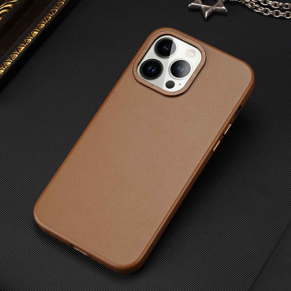 Dux Ducis Grit Apple iPhone 14 Pro Max Hoesje MagSafe Back Cover Bruin afbeelding 3