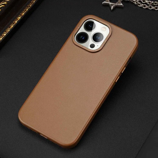 Dux Ducis Grit Apple iPhone 14 Pro Max Hoesje MagSafe Back Cover Bruin afbeelding 3