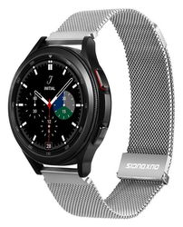 Dux Ducis Milanese Staal - Universeel Smartwatch Bandje 20MM - Zilver afbeelding