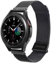 Dux Ducis - Milanese Staal Universeel Smartwatch Bandje 22MM - Zwart