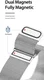 Dux Ducis - Milanese Staal Universeel Smartwatch Bandje 22MM - Goud afbeelding 2