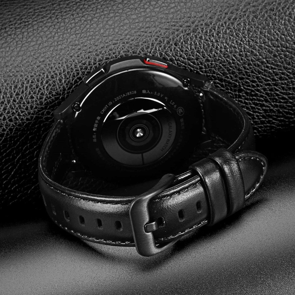 Dux Ducis Business - Universeel Smartwatch Bandje 22MM - Kunstleer - Zwart afbeelding 10
