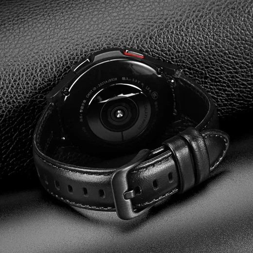 Dux Ducis Business - Universeel Smartwatch Bandje 22MM - Kunstleer - Zwart afbeelding 10