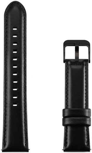Dux Ducis Business - Universeel Smartwatch Bandje 22MM - Kunstleer - Zwart afbeelding 2