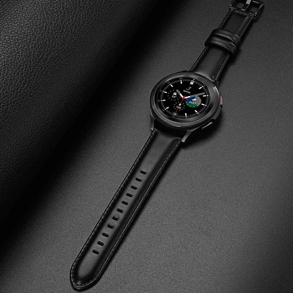 Dux Ducis Business - Universeel Smartwatch Bandje 22MM - Kunstleer - Zwart afbeelding 4