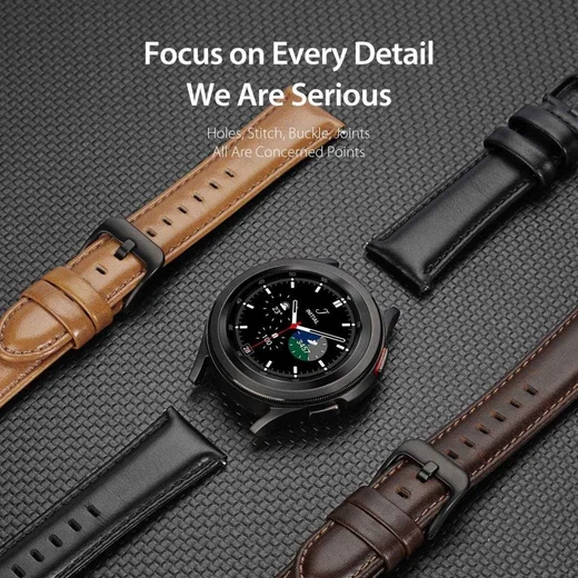 Dux Ducis Business - Universeel Smartwatch Bandje 22MM - Kunstleer - Zwart afbeelding 8