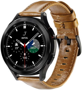 Dux Ducis Business - Universeel Smartwatch Bandje 22MM - Kunstleer - Bruin
