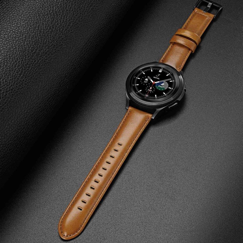 Dux Ducis Business - Universeel Smartwatch Bandje 22MM - Kunstleer - Bruin afbeelding 4