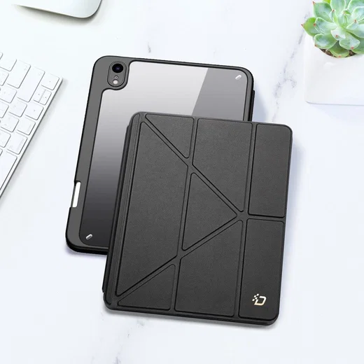 Dux Ducis Magi Series Apple iPad Mini 7/6 Hoes V-Fold Book Case Zwart afbeelding 3