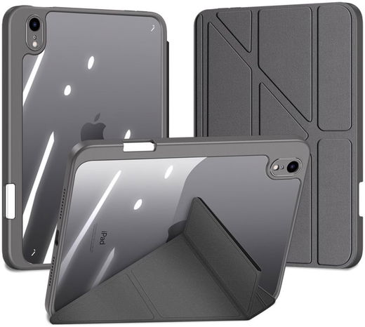 Dux Ducis Magi Series Apple iPad Mini 7/6 Hoes V-Fold Book Case Grijs afbeelding 2