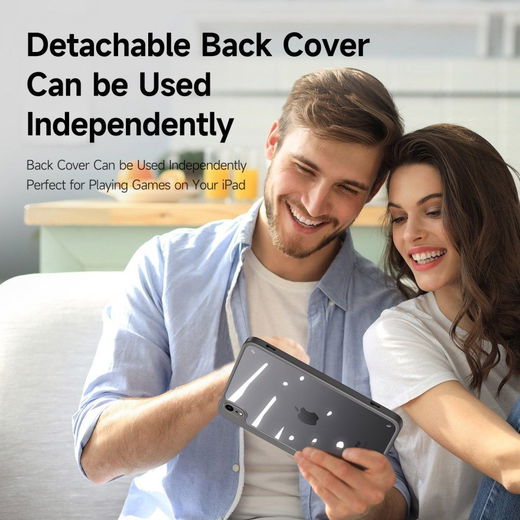 Dux Ducis Magi Series Apple iPad Mini 7/6 Hoes V-Fold Book Case Grijs afbeelding 6